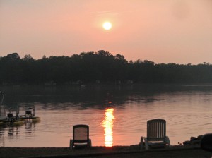 minnesota sunset, minnesota resort vacation