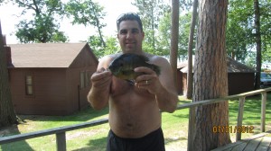 big bluegill at wildwood resort