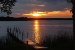 With our western-facing shoreline we are regularly treated to amazing sunsets!