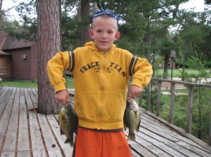 family fishing