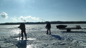 ice fishing