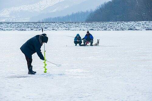 Ice fishing