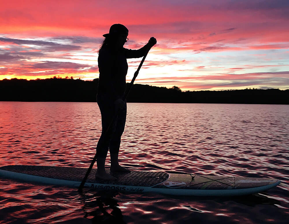 Stand-up paddle boarder