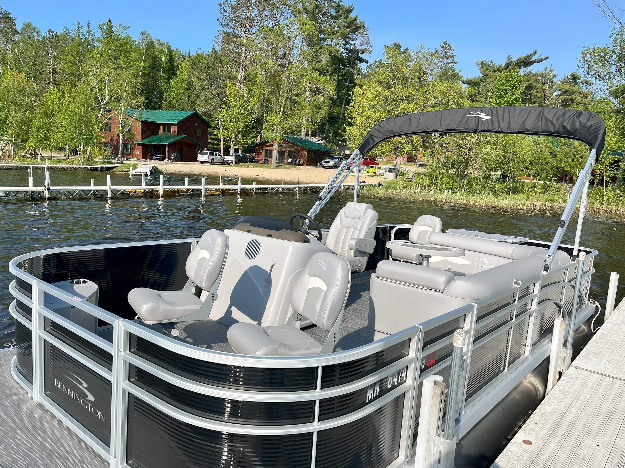 Photo of 2022 Bennington pontoon for rent at Wildwood Resort